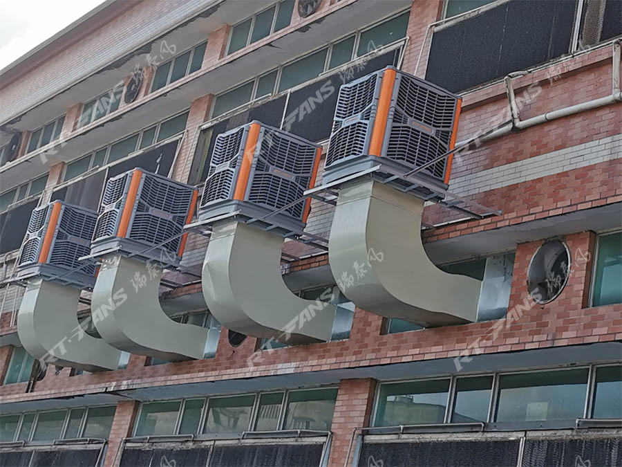江西工廠降溫,瑞泰風環(huán)?？照{,瑞泰風冷風機